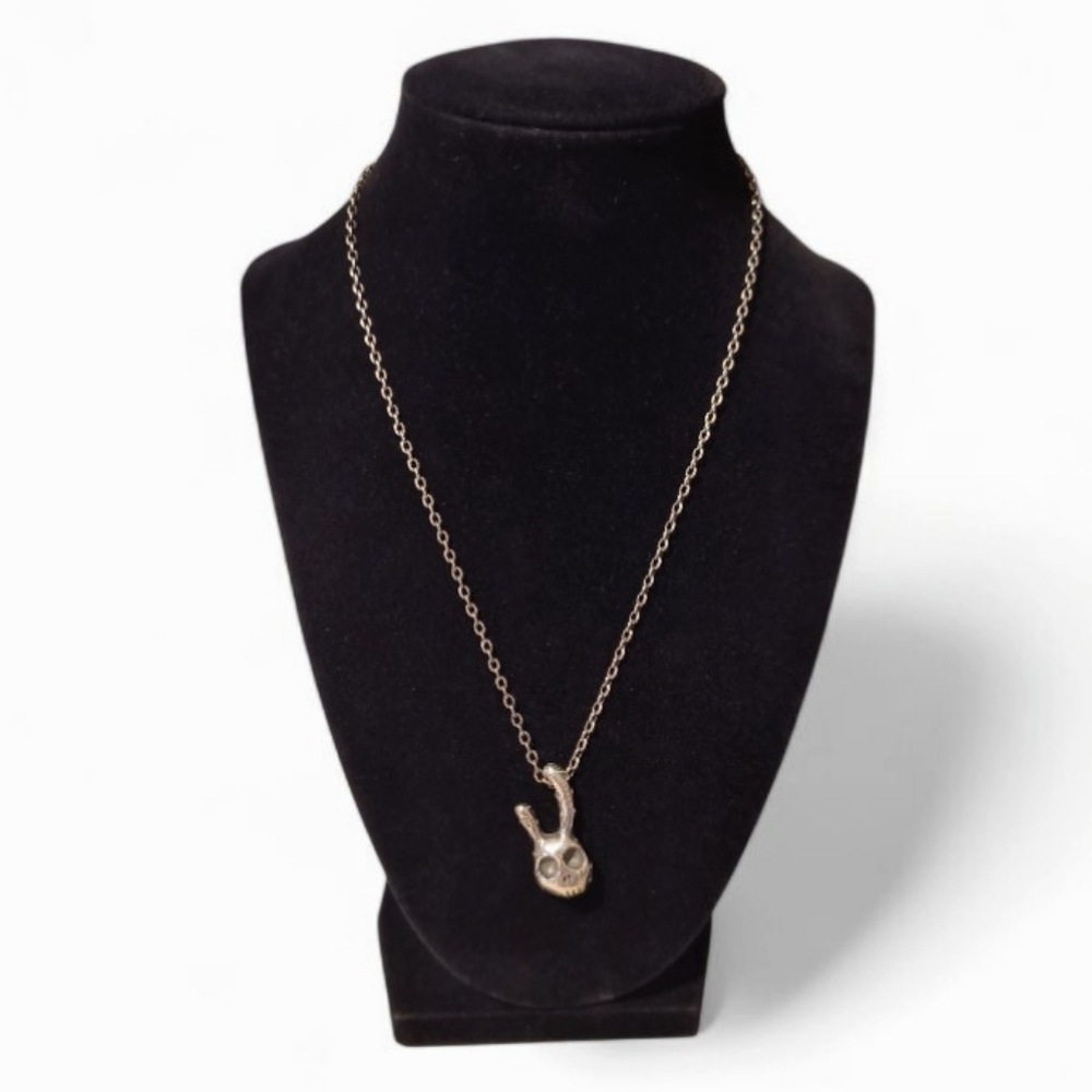 2 Abnormal Sides Two Face Rabbit 18" Necklace Unisex